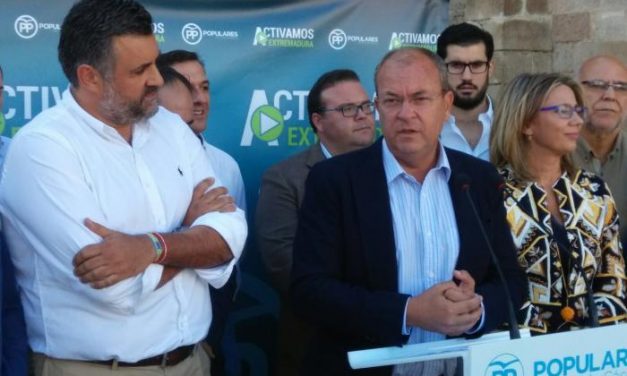 Monago afirma que la única oposición que tiene el gobierno socialista en Extremadura es el PP