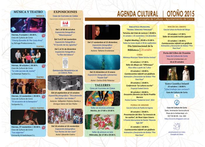 El Ayuntamiento de Coria acerca la actividad artística a los visitantes en el Otoño Cultural