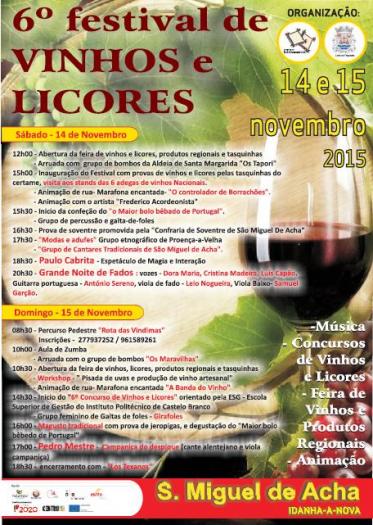La localidad lusa de San Miguel de Acha se prepara para celebrar el VI Festival de los Vinos y Licores