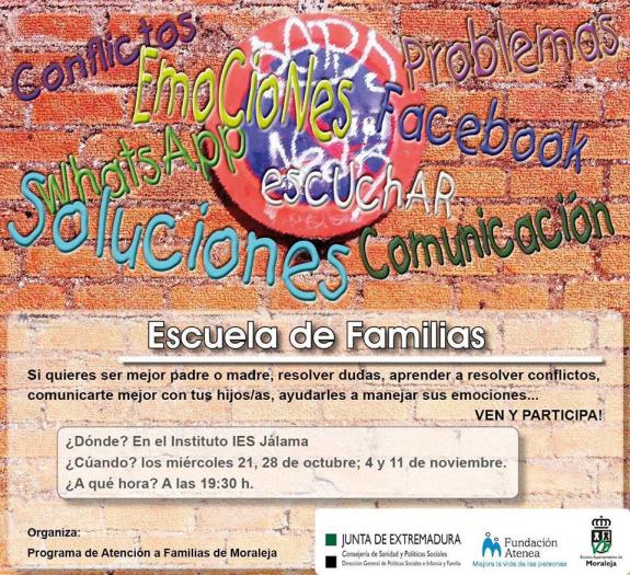 El Ayuntamiento de Moraleja pone a disposición de las familias herramientas para mejorar su comunicación