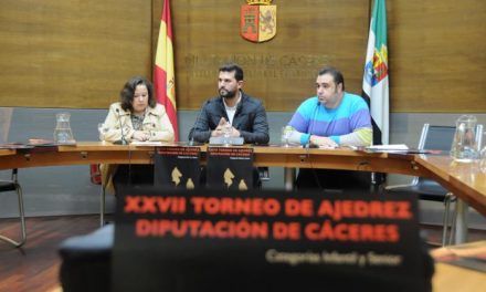 La Diputación Provincial de Cáceres apuesta por la incorporación del ajedrez en las escuelas
