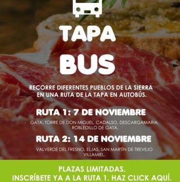 Sierra de Gata fletará autobuses gratuitos este sábado para celebrar la Ruta de la Tapa