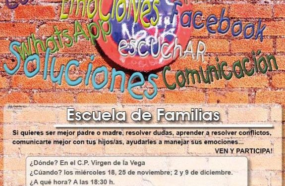 El Colegio Virgen de la Vega de Moraleja se suma a la iniciativa del consistorio de la Escuela de Familias