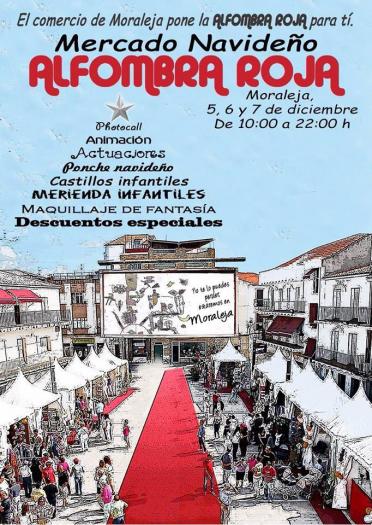 Moraleja acogerá una nueva edición del Mercado Navideño Alfombra Roja del 5 al 7 de diciembre