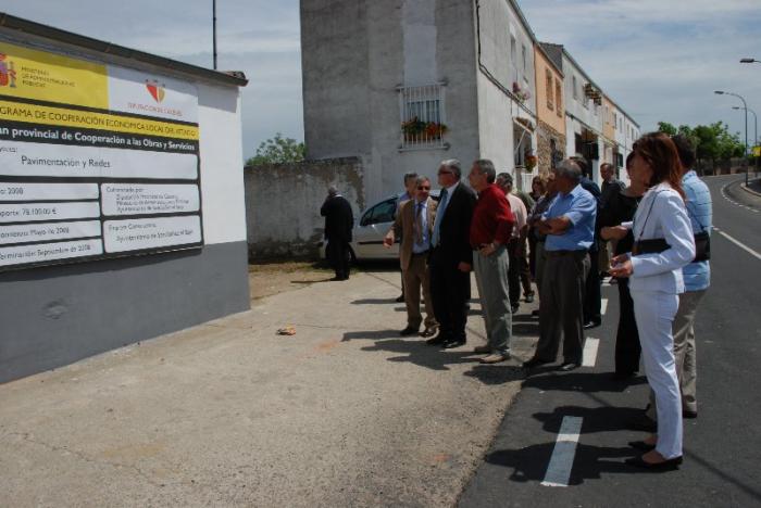La Diputación de Cáceres invierte 80.000 euros en el arreglo de la circunvalación de Santibáñez el Bajo