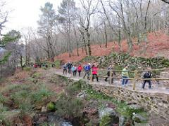 La primera ruta del programa senderista del Ayuntamiento de Coria ha congregado a más de 70 deportistas