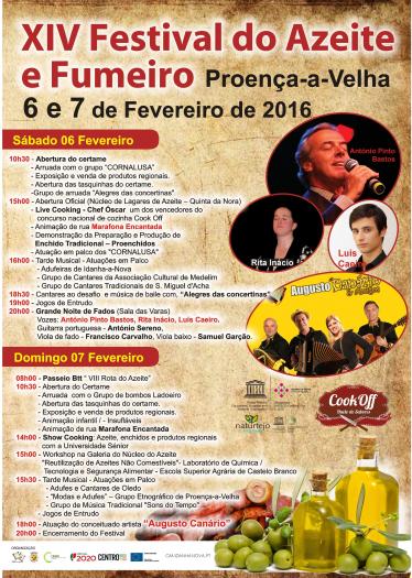 El concejo de Proença a Velha acogerá los días 6 y 7 de febrero el XIV Festival del Aceite y los Embutidos
