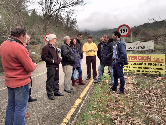 El PP reclama a la Diputación de Cáceres el arreglo de las carreteras CC-158 y CC-166 de Las Hurdes