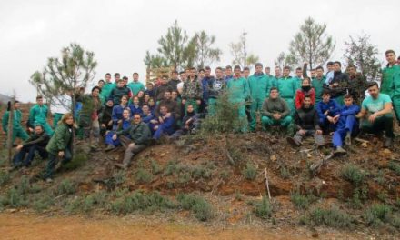 El Centro de Formación del Medio Rural de Moraleja colabora en la reforestación de la Sierra de Gata