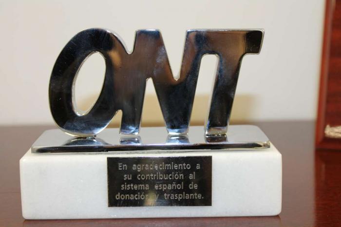 La Organización Nacional de Trasplantes premia a Extremadura por su éxito en donaciones