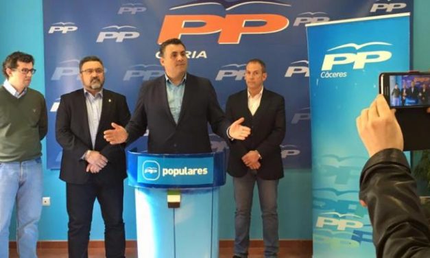 El PP reitera en Coria su rechazo ante la posible eliminación de las diputaciones provinciales