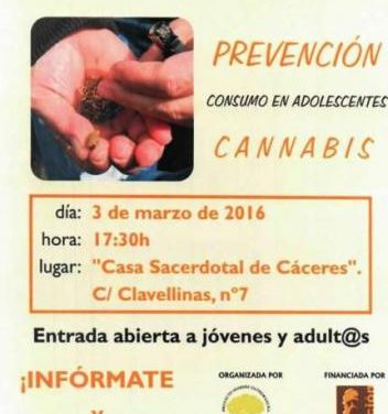 La Diócesis de Coria-Cáceres celebrará este jueves unas jornadas sobre el consumo de cannabis entre los jóvenes