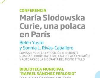 La biblioteca de Coria acogerá una charla sobre María Slodwska la primera mujer con un Premio Nobel