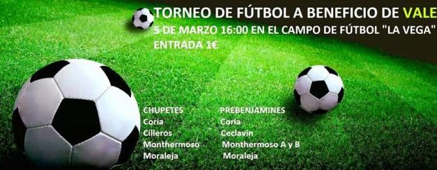 Moraleja acogerá este sábado un torneo benéfico de fútbol a favor de una niña enferma de Carcaboso