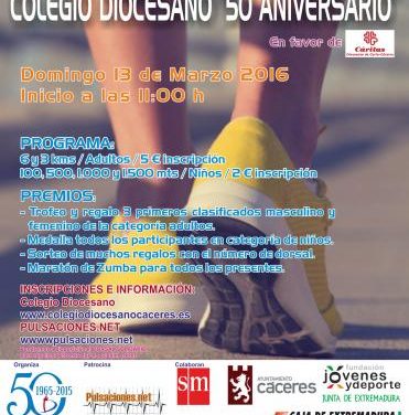 La Diócesis de Coria-Cáceres celebrará este domingo la I Carrera Popular Solidaria a favor de Cáritas