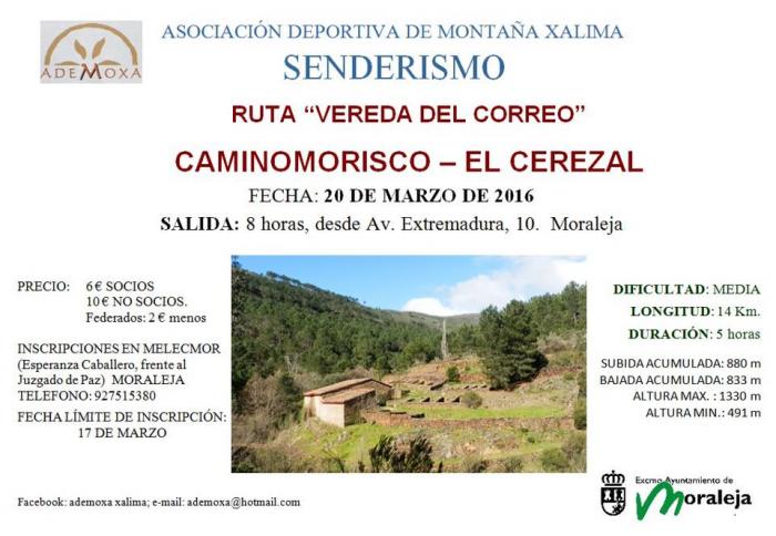 La Asociación Deportiva Xálima propone una ruta senderista por la comarca de Las Hurdes este domingo