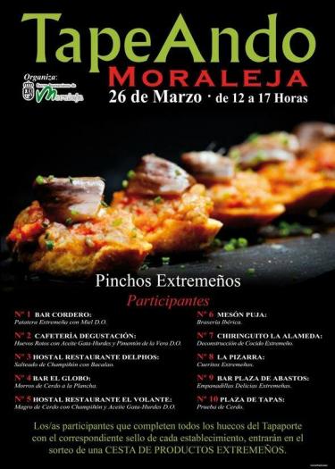 Moraleja acogerá el día 26 de marzo el evento gastronómico Tapeando Moraleja