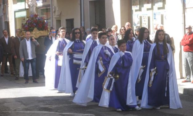 Moraleja pone fin a la celebración de la Semana Santa con la procesión del Domingo de Pascua