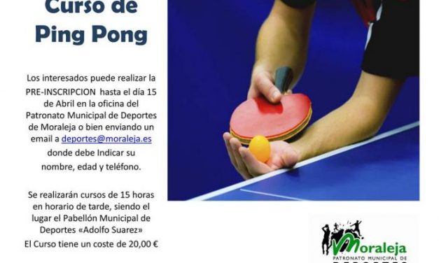 El Patronato de Deportes de Moraleja fomentará la práctica del ping pong y la escalada entre los jóvenes