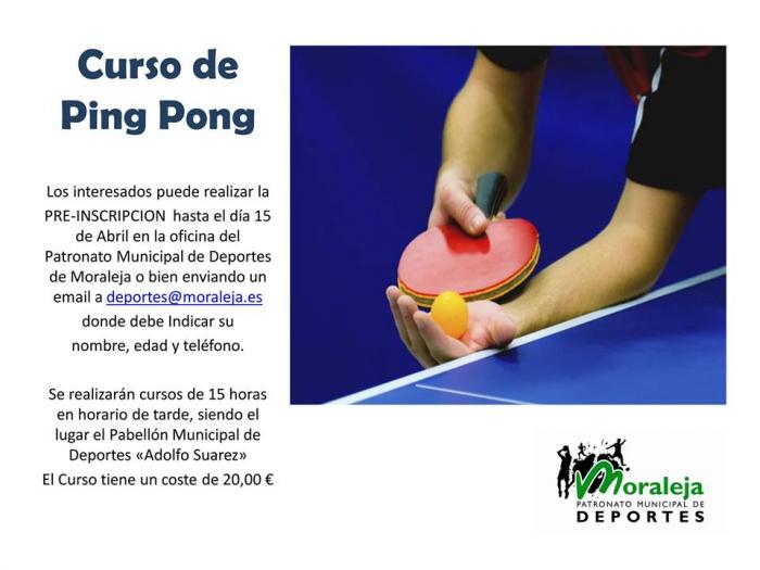 El Patronato de Deportes de Moraleja fomentará la práctica del ping pong y la escalada entre los jóvenes