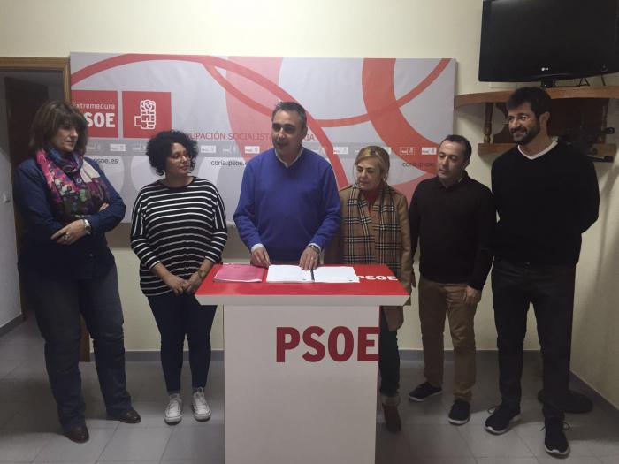 El PSOE de Coria muestra su discrepancia con el lugar elegido para la construcción del pabellón