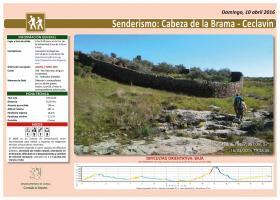 La concejalía de Deportes de Coria celebrará este domingo la ruta senderista «Cabeza de la Brama-Ceclavín»