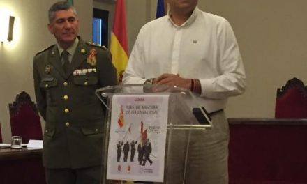 Coria acogerá los días 21 y 22 de mayo los actos de jura de bandera civil organizada por el Cefot de Cáceres