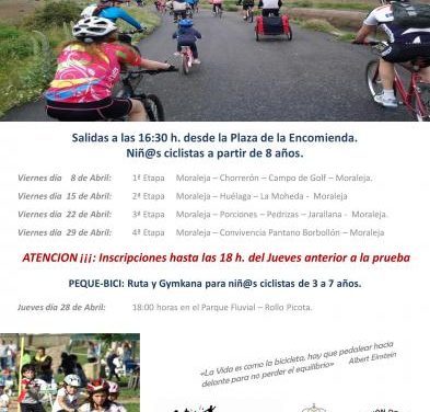 Moraleja dará comienzo este viernes al VIII Mes de la Bicicleta con una ruta a El Chorrerón