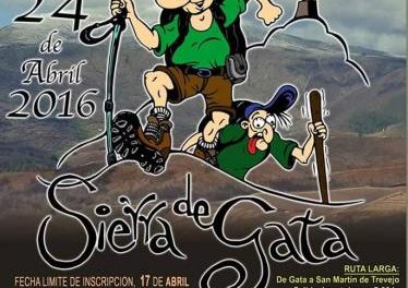 La III Travesía de Sierra de Gata  recorrerá el día 24 de este mes Gata y San Martín de Trevejo