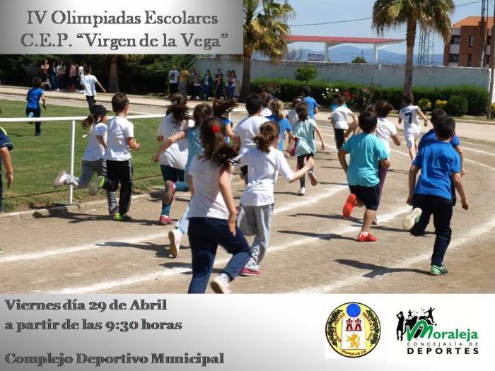 El Colegio Virgen de la Vega de Moraleja celebrará este viernes las IV Olimpiadas Escolares