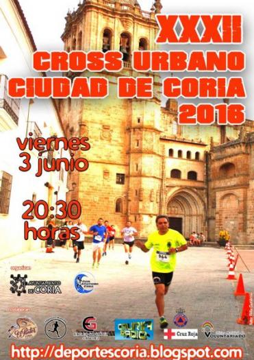 El XXXII Cross Urbano Ciudad de Coria reunirá a cientos de deportistas este viernes