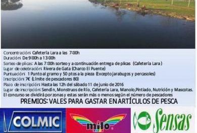 La Rivera de Gata de Moraleja acogerá este domingo un concurso de pesca deportiva