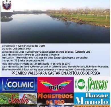 La Rivera de Gata de Moraleja acogerá este domingo un concurso de pesca deportiva