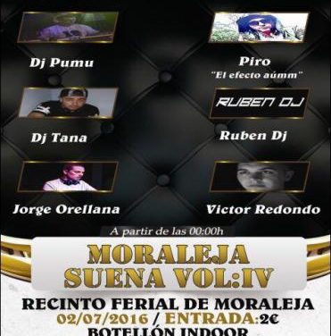 Un total de ocho djs participará en la nueva edición del Festival «Moraleja Suena» el sábado 2 de julio