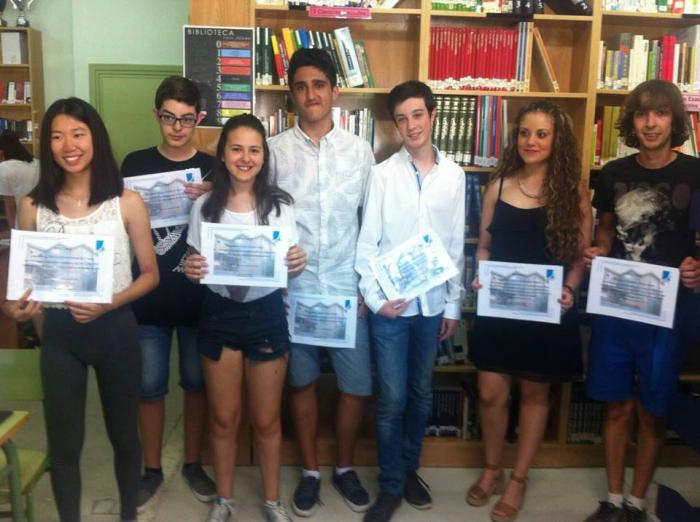 El IES Jálama de Moraleja premia a siete alumnos por obtener los mejores expedientes académicos