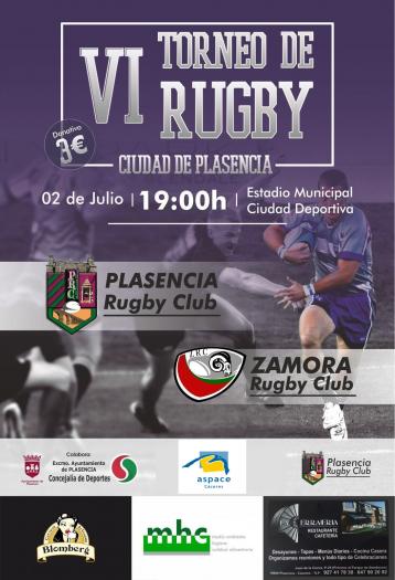 ASPACE y el Plasencia Rugby Club celebran este sábado el » VI Torneo de Rugby Ciudad de Plasencia»