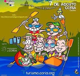 El IX Descenso del Río Alagón de Coria cuenta con más de 400 inscritos un mes antes de su celebración
