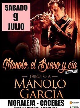 La pista de Las Vegas de Moraleja acogerá en la noche de este sábado un tributo al cantante Manolo García