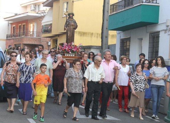 El barrio de Santiago de Coria se prepara para acoger este fin de semana sus fiestas patronales