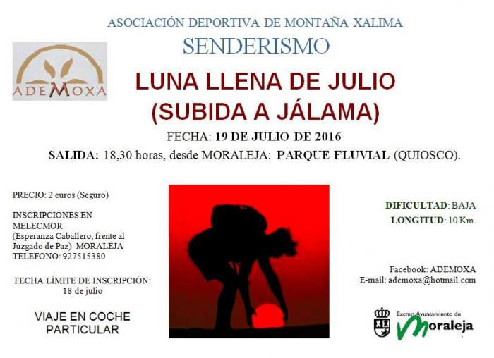 La Asociación Deportiva Xálima celebrará en la tarde de este martes su tradicional subida al monte Jálama