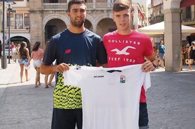 Los jugadores Álvaro Muguruza y Juanito Bazo son los nuevos fichajes de la UPP de Plasencia