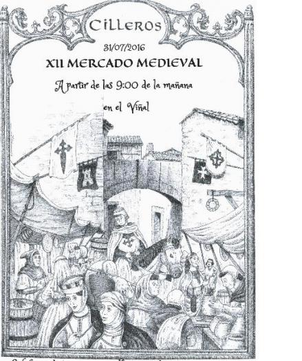 El municipio de Cilleros acogerá el próximo domingo la celebración del XII Mercado Medieval