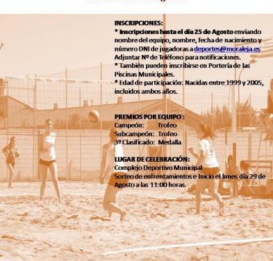 Moraleja acogerá el XVIII Torneo 3×3 de Baloncesto y el XIV Torneo Femenino de Voley Playa