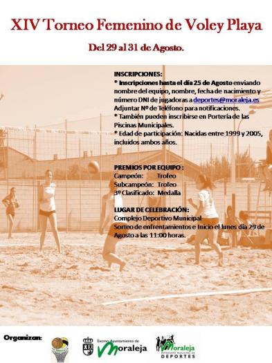Moraleja acogerá el XVIII Torneo 3×3 de Baloncesto y el XIV Torneo Femenino de Voley Playa
