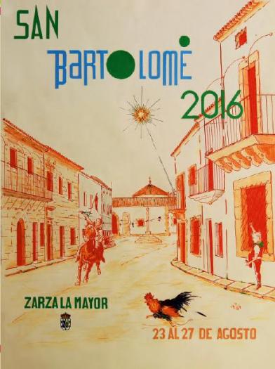 Zarza la Mayor dará comienzo a las fiestas en honor a San Bartolomé el próximo día 23