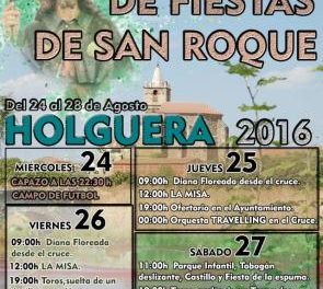 Holguera dará comienzo este miércoles a las fiestas de San Roque con la tradicional quema del capazo