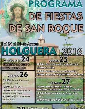 Holguera inaugurará este miércoles las fiestas de San Roque con la tradicional quema del capazo
