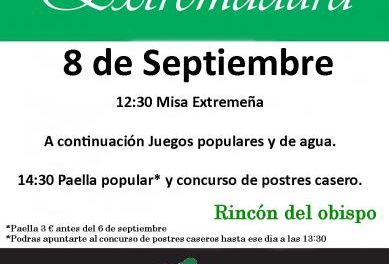 La pedanía cauriense del Rincón del Obispo celebrará el Día de Extremadura con diversas actividades