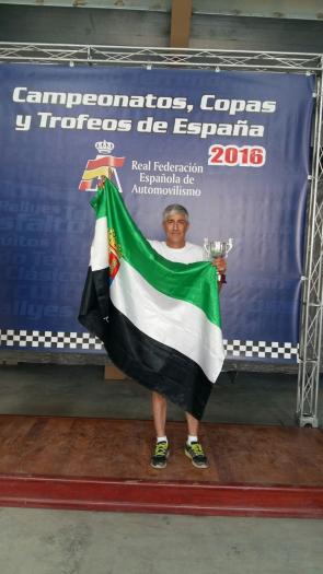 El piloto de la Escudería Plasencia José Antonio Casado acaba tercero en el Nacional de Off Road Series