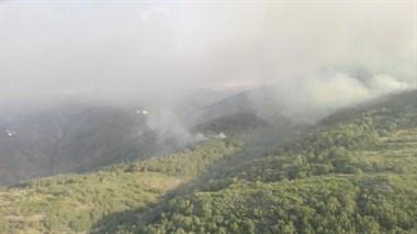 El Plan de Lucha contra Incendios de Extremadura mantiene el nivel 1 por el incendio de Garganta la Olla